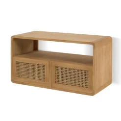 Badkamermeubel Sabiela Teak, 86 x 45 cm (excl. waskom)