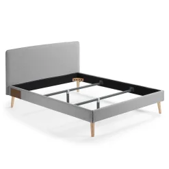 Bed Dyla kleur Grijs
