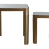 Bijzettafel Oxe Set van 2 stuks, kleur Antiek Brons