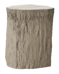 Bijzettafel Rocca Versteend hout, 39cm