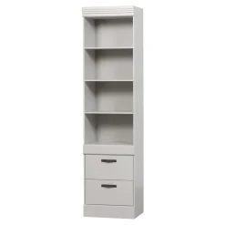 Boekenkast Bold Grenen, 215 x 54cm, kleur Sneeuwwit