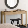 Bureau Frame Geolied Eikenhout, 120 x 43cm, kleur Naturel
