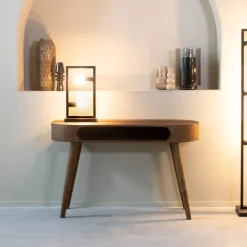 Bureau/Sidetable Bella Espresso Mangohout, 120cm
