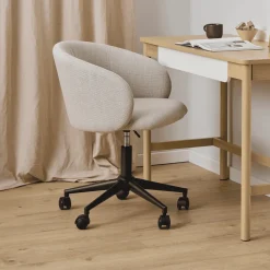 Bureaustoel Cristi Structuurstof, kleur Beige
