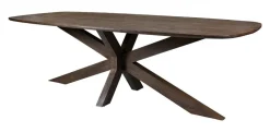 Deens Ovale Eettafel Lowen Mangohout