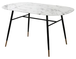 Deens Ovale Eettafel Steffani Marmerlook