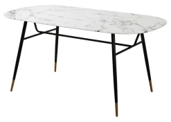 Deens Ovale Eettafel Steffani Marmerlook