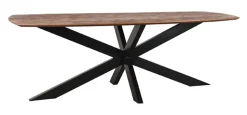 Deens Ovale Eettafel Zane Espresso Mangohout