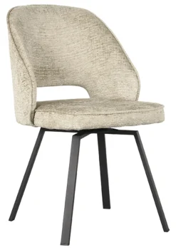 Draaibare Eetkamerstoel Lewis Elegance stof