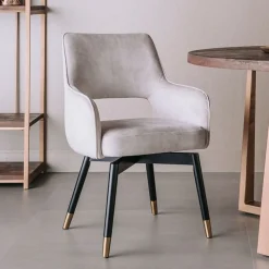 Draaibare Eetkamerstoel Lenno Velvet