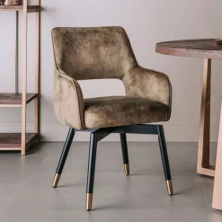 Draaibare Eetkamerstoel Lenno Velvet