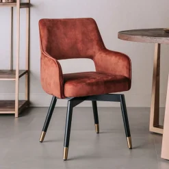 Draaibare Eetkamerstoel Lenno Velvet