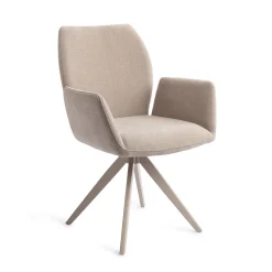 Draaibare Eetkamerstoel Misaki Turn Beige