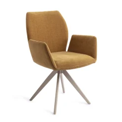 Draaibare Eetkamerstoel Misaki Turn Beige