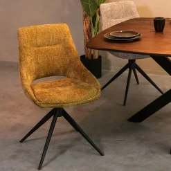 Draaibare Eetkamerstoel Marlow Elite stof