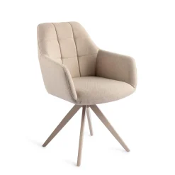 Draaibare Eetkamerstoel Noto Turn Beige