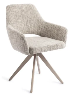 Draaibare Eetkamerstoel Yanai Turn Beige