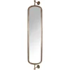 Draaibare Spiegel Hasting 192 x 41cm, kleur Brass Antique