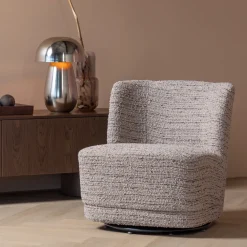 Draaifauteuil Atty Grove Melange stof