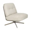 Draaifauteuil Benjamin kleur Crème