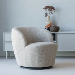 Draaifauteuil Serra Melange stof