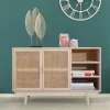 Dressoir Hanny 100cm rotan / webbing