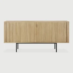 Dressoir Roller Max Geolied Eikenhout, kleur Naturel
