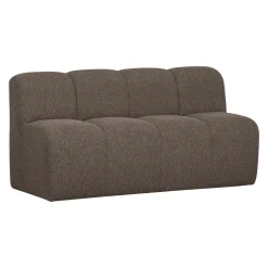 Eetkamerbank Mojo Bouclé, 164cm, kleur Bruin Melange