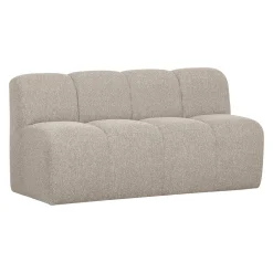 Eetkamerbank Mojo Bouclé, 164cm, kleur Beige Melange