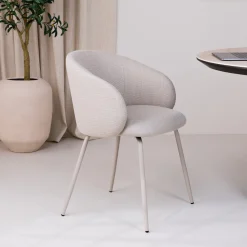 Eetkamerstoel Cristi Stof, kleur Beige