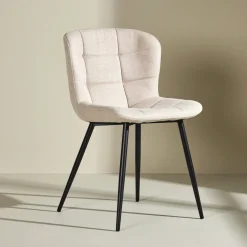 Eetkamerstoel Devonne kleur Beige