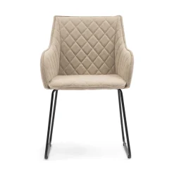 Eetkamerstoel Frisco Drive Belgium Weave, kleur Light Flax