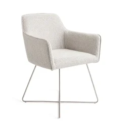 Eetkamerstoel Hofu Cross Steel