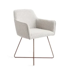 Eetkamerstoel Hofu Cross Rose Gold