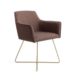 Eetkamerstoel Hofu Cross Gold