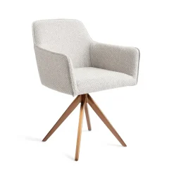 Eetkamerstoel Hofu Turn Rose Gold, Draaibaar