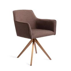 Eetkamerstoel Hofu Turn Rose Gold, Draaibaar