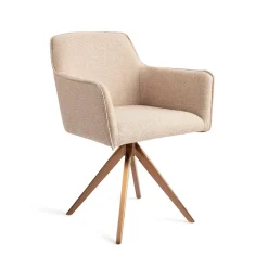 Eetkamerstoel Hofu Turn Rose Gold, Draaibaar