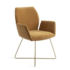 Eetkamerstoel Misaki Cross Gold