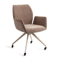 Eetkamerstoel Misaki Glide Beige