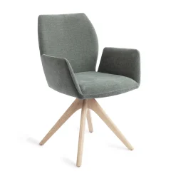 Eetkamerstoel Misaki Revolve Oak Bleach