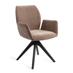 Eetkamerstoel Misaki Revolve Oak Black