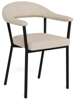 Eetkamerstoel Miyoshi Chenille, kleur Zand