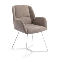Eetkamerstoel Myoko Beehive White