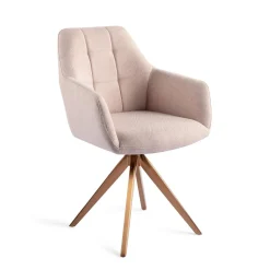 Eetkamerstoel Noto Turn Rose Gold, Draaibaar