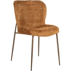 Eetkamerstoel Odarby Fusion stof, kleur Cognac