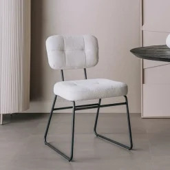 Eetkamerstoel Padola Bouclé