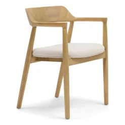 Eetkamerstoel Puglia Eikenhout en stof