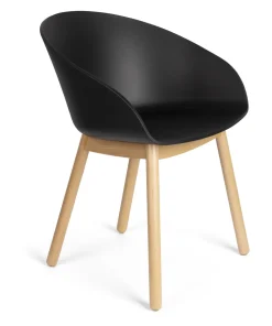 Eetkamerstoel Void Eiken en gerecycled PP