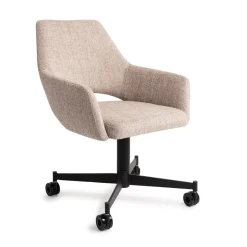 Eetkamerstoel Yanai Caster Black